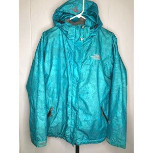 North Face Triclimate Goretex XCR Summit Series Womens Sz L Blue Jacket Shell